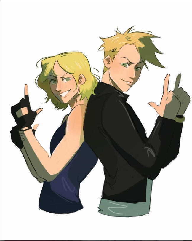 Daniel and Kat Reeves by @neyite_art (Instagram)