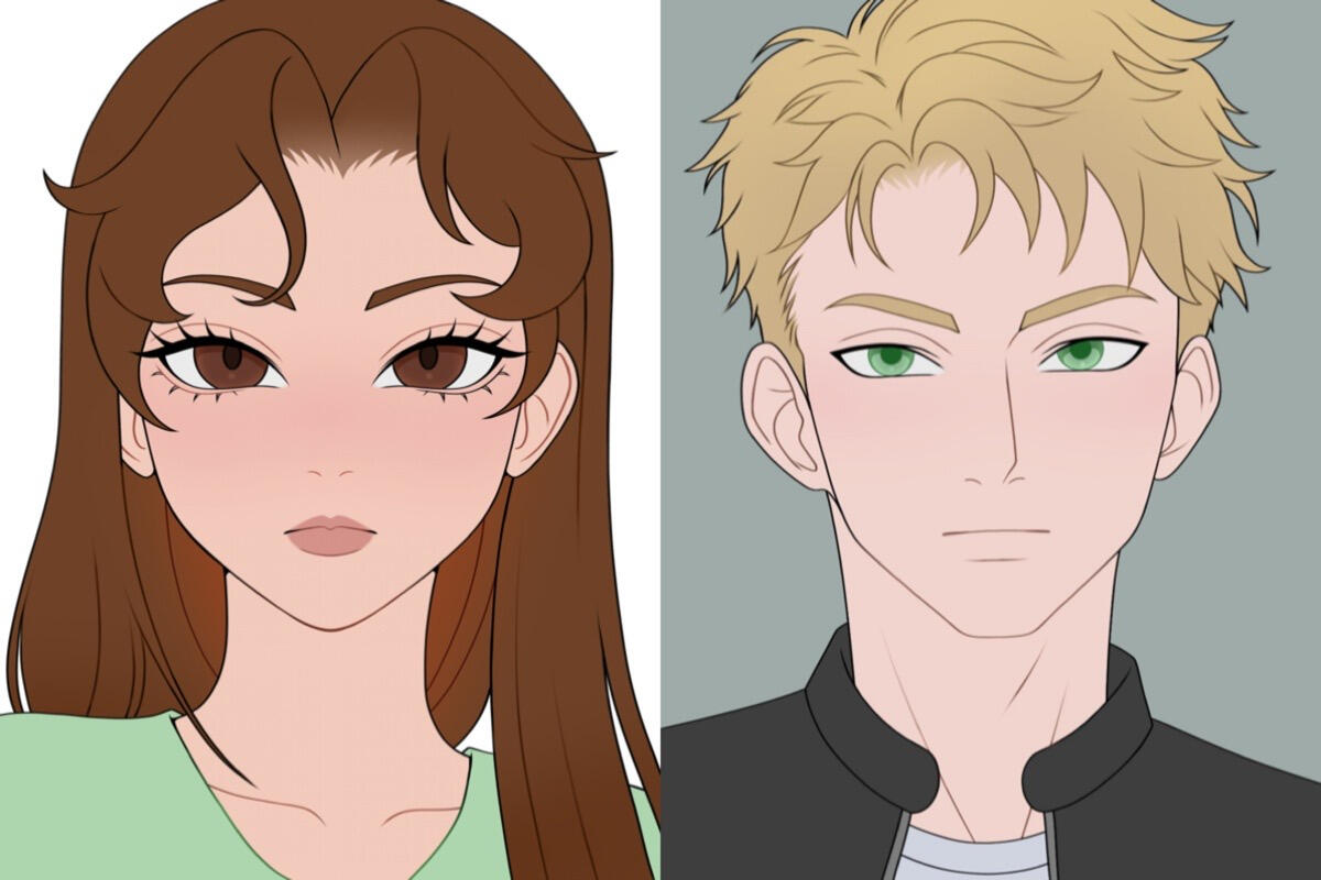 Alyssa and Daniel by @vave_drawz (Instagram)